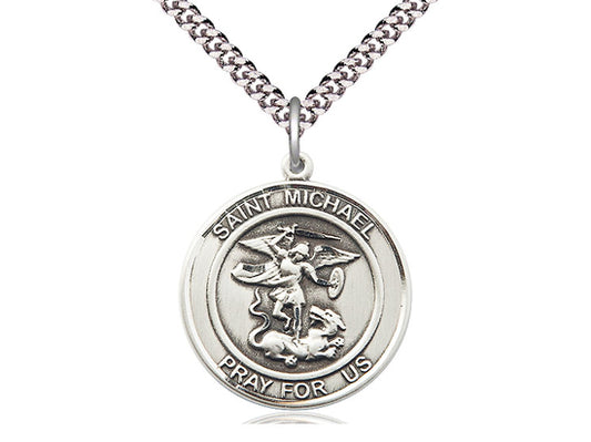 Round St Michael Medal