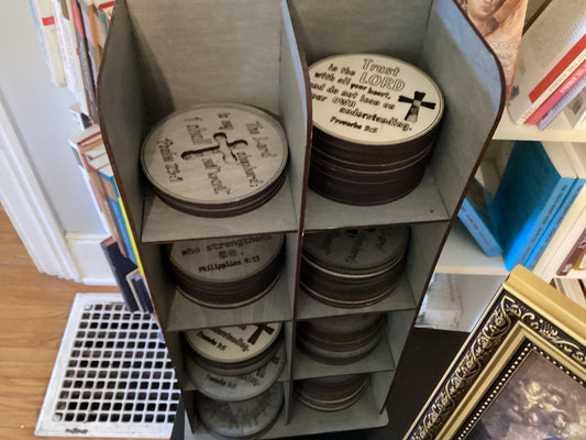 Handmade wooden coasters