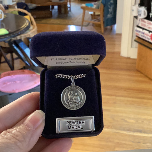 Round St Raphael Medal