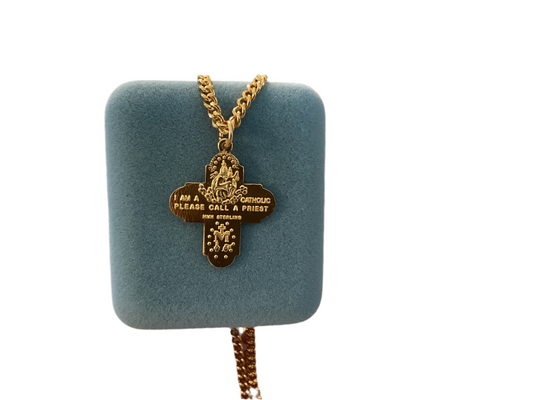 Sterling Silver 4-way W/ Holy Spirit