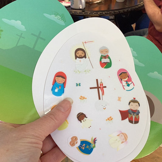 Easter Egg Scene Stickers