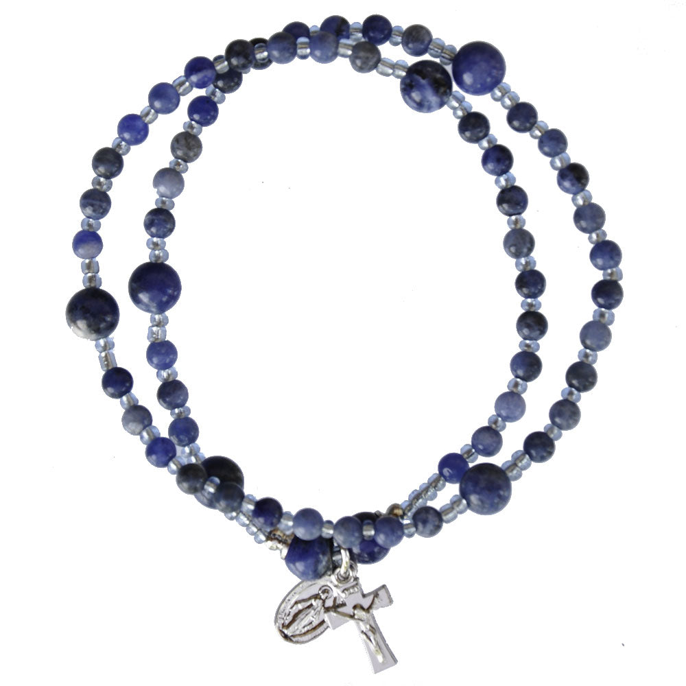 Gemstone Rosary Bracelet