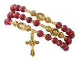 Guadalupe Red & Gold Twist