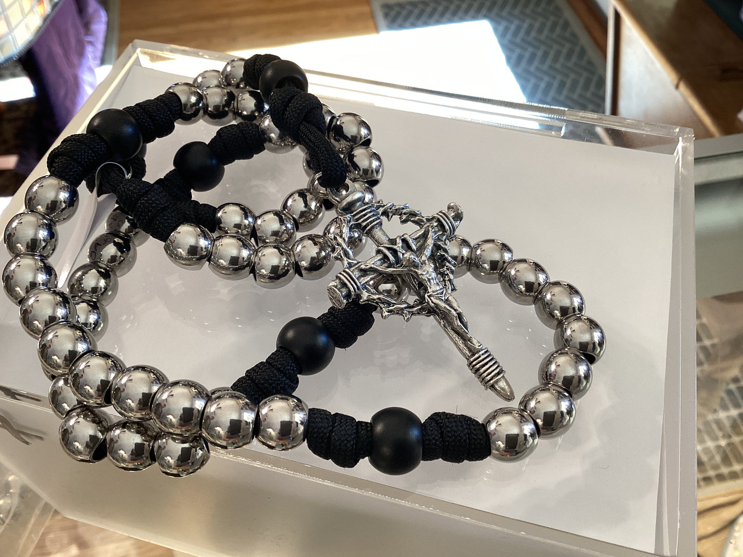 Our Lady’s Armory Heavy Medal Rosary
