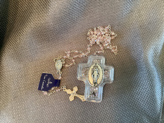 Baptism Rosary- Small Crystal