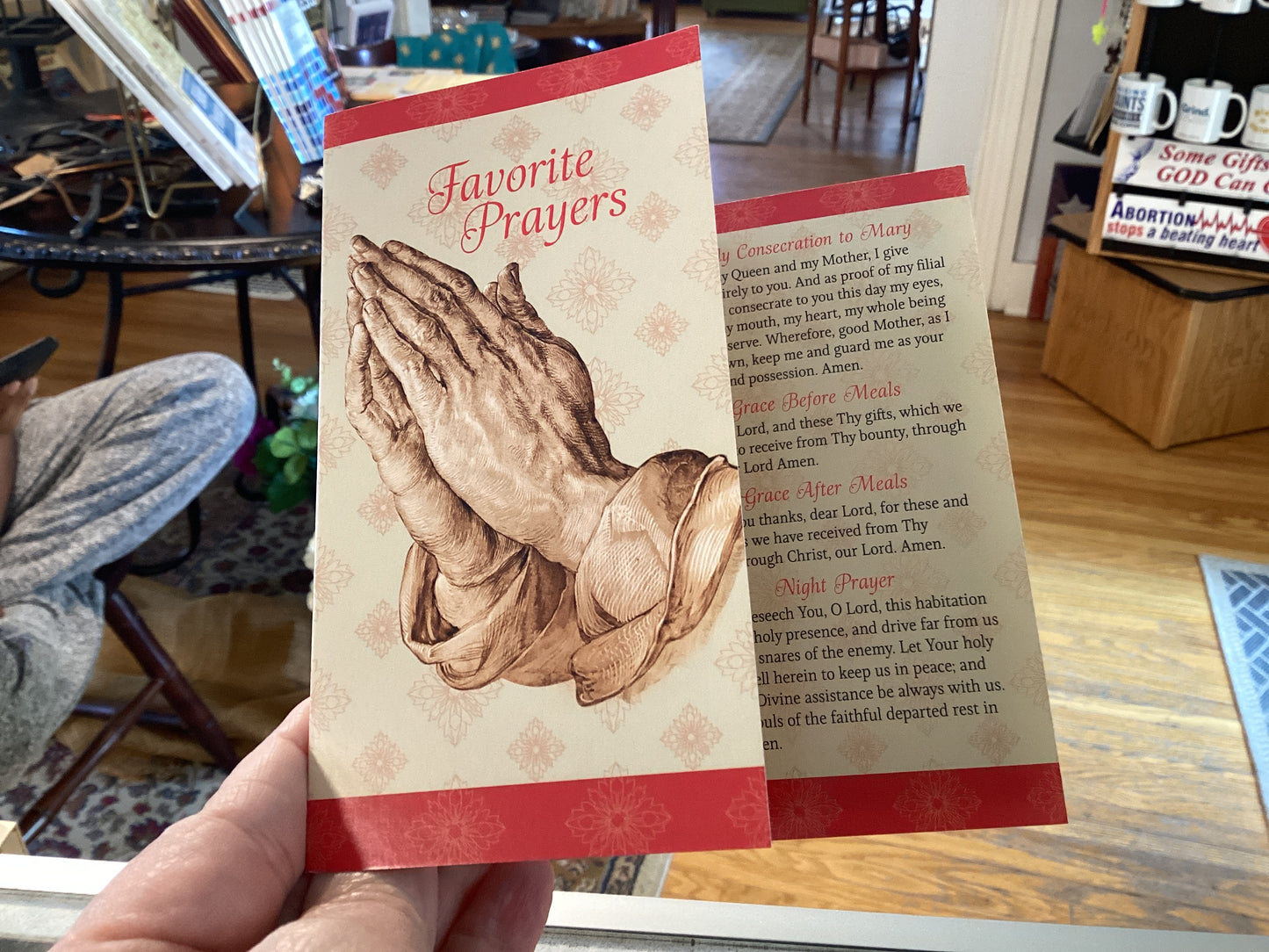 Pocket Prayer Card