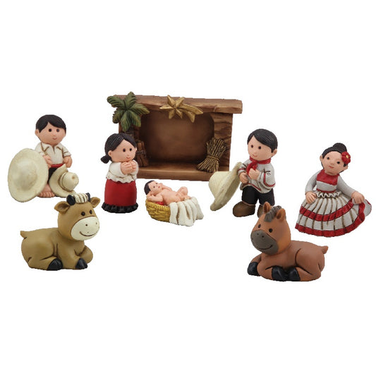 Nativity Set 3” Village Folklore