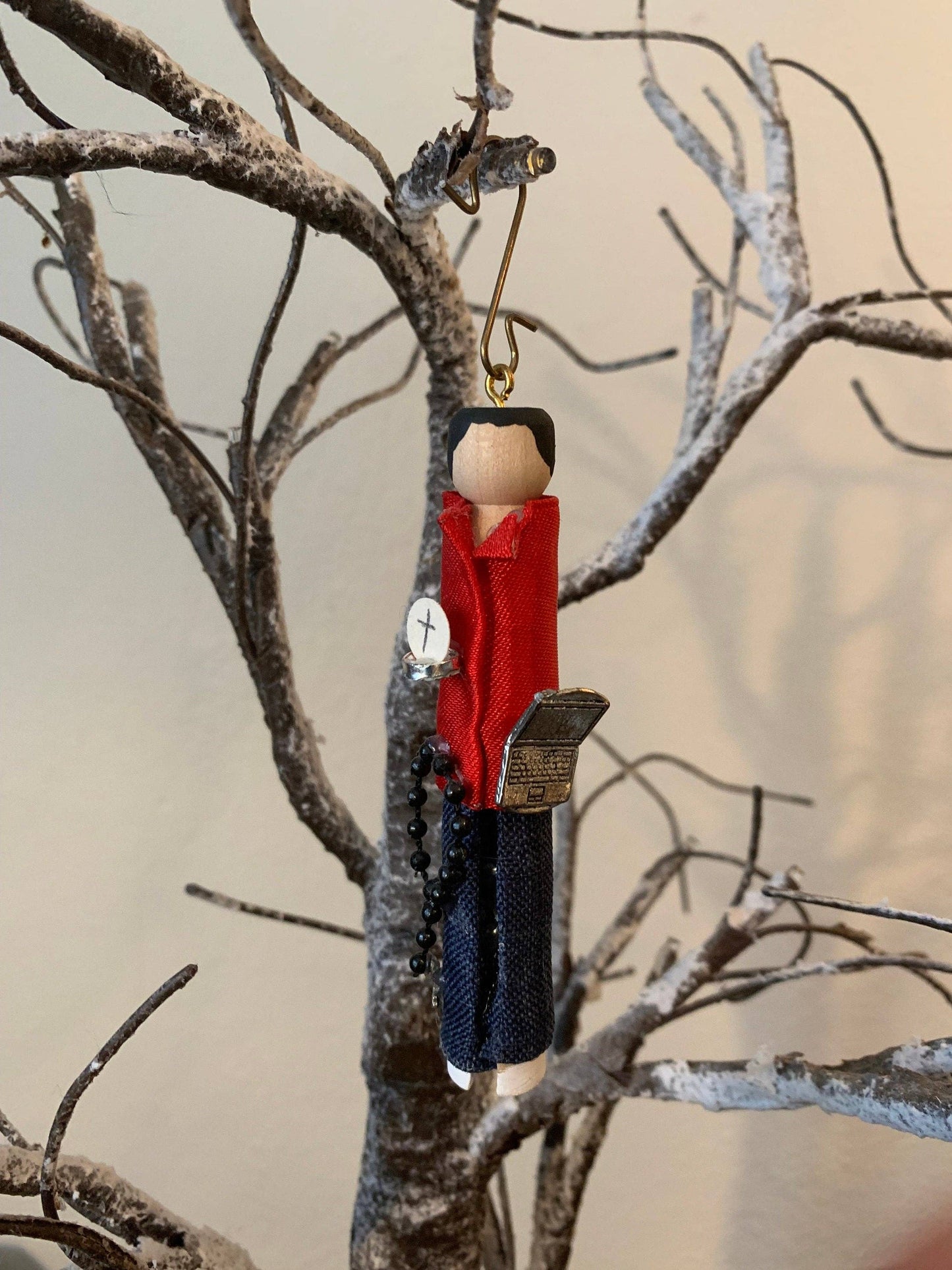 Our Saint Family - Blessed Carlo Acutis Wooden Doll Ornament