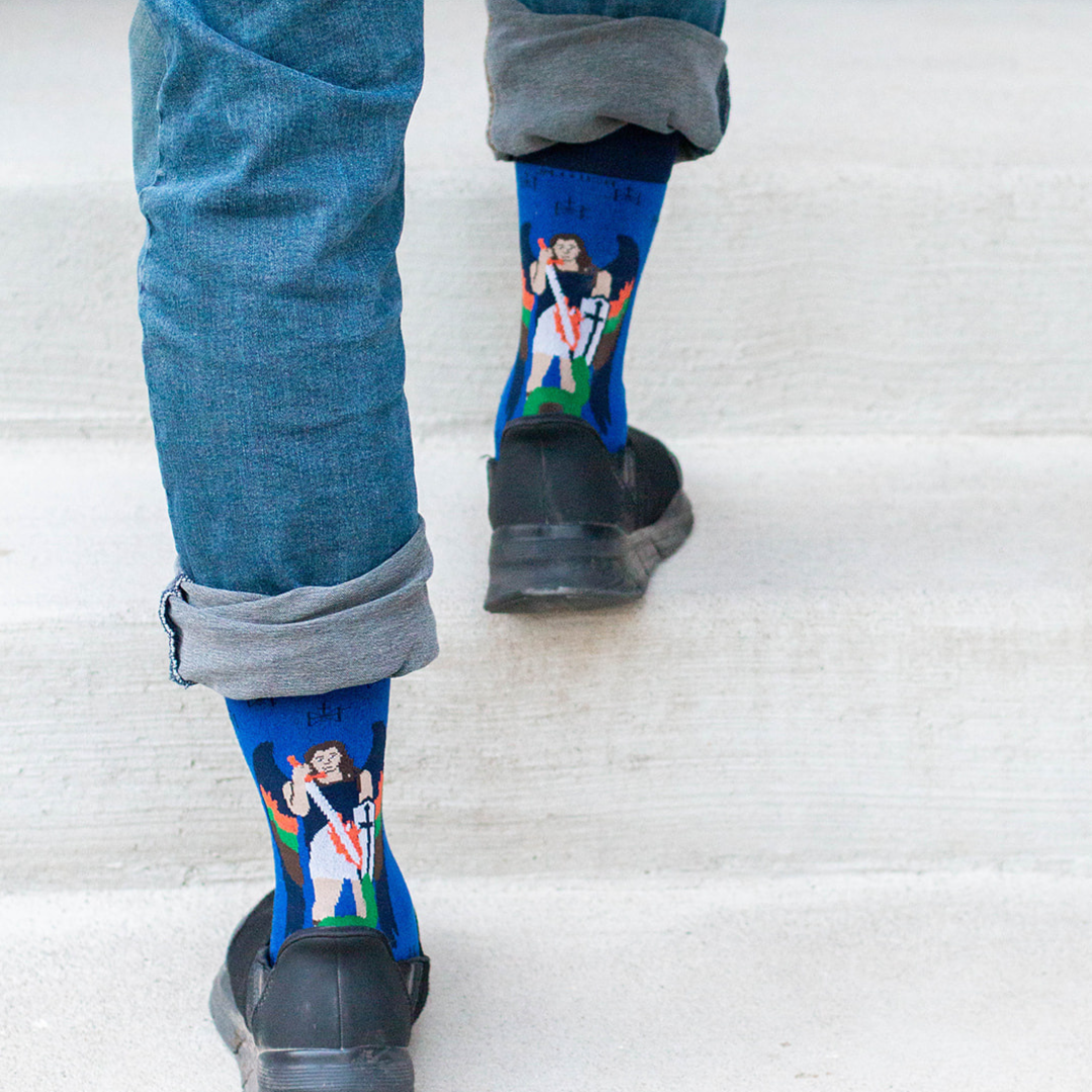 Sock Religious - St. Michael the Archangel Adult Socks