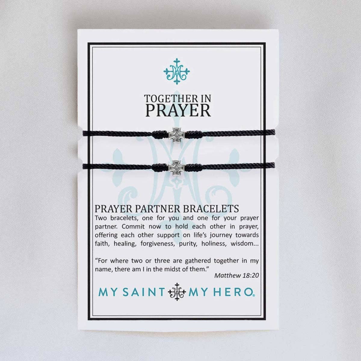 My Saint My Hero - Together in Prayer Bracelet Set