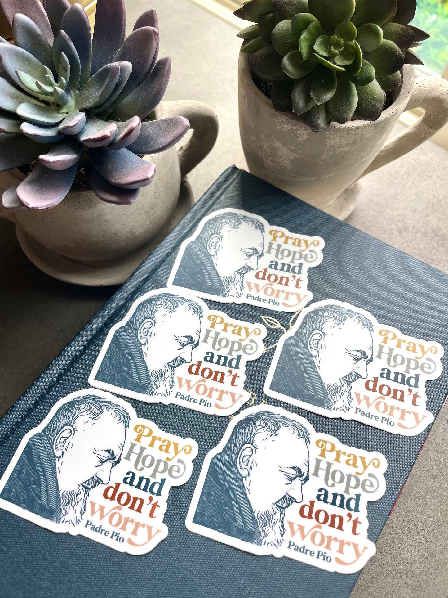 The Stump of Jesse - St. Padre Pio of Pietrelcina Catholic Sticker