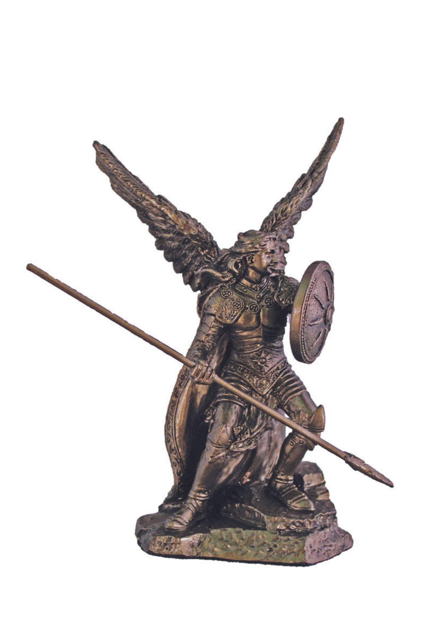 Goldscheider of Vienna - Archangel Raphael Statue in Cold Cast Bronze 4"