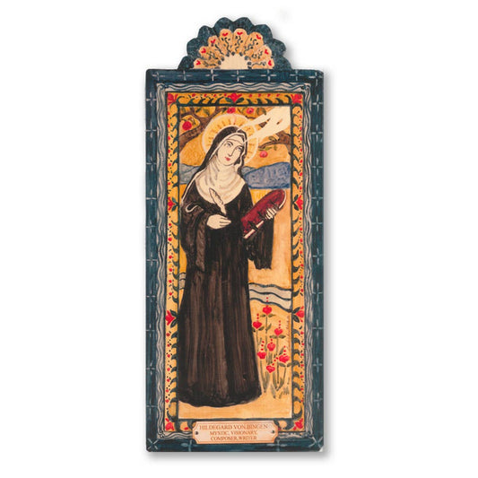 Lynn Garlick Retablos - St. Hildegard Von Bingen - Mystics, Writers & Visionaries