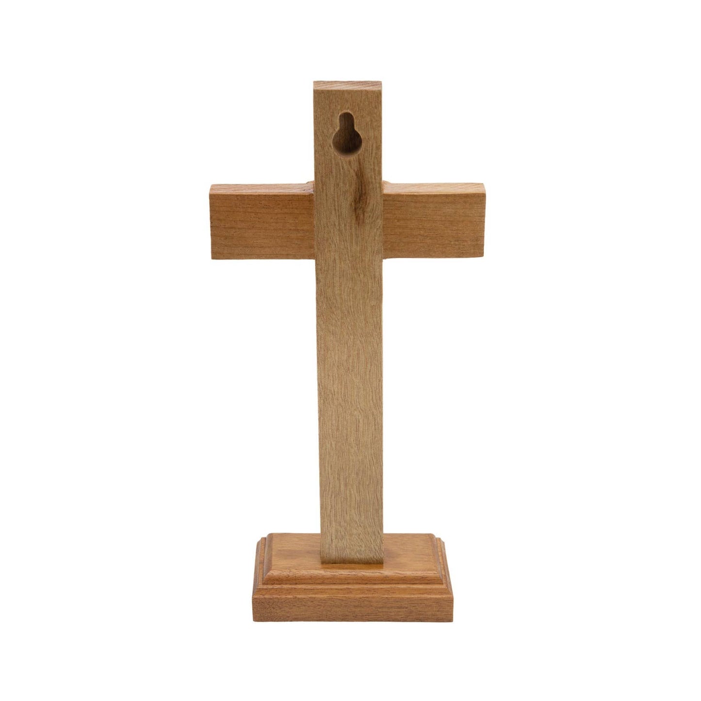 Oremus Mercy - Wooden Cross w/ Stand  7.5”         