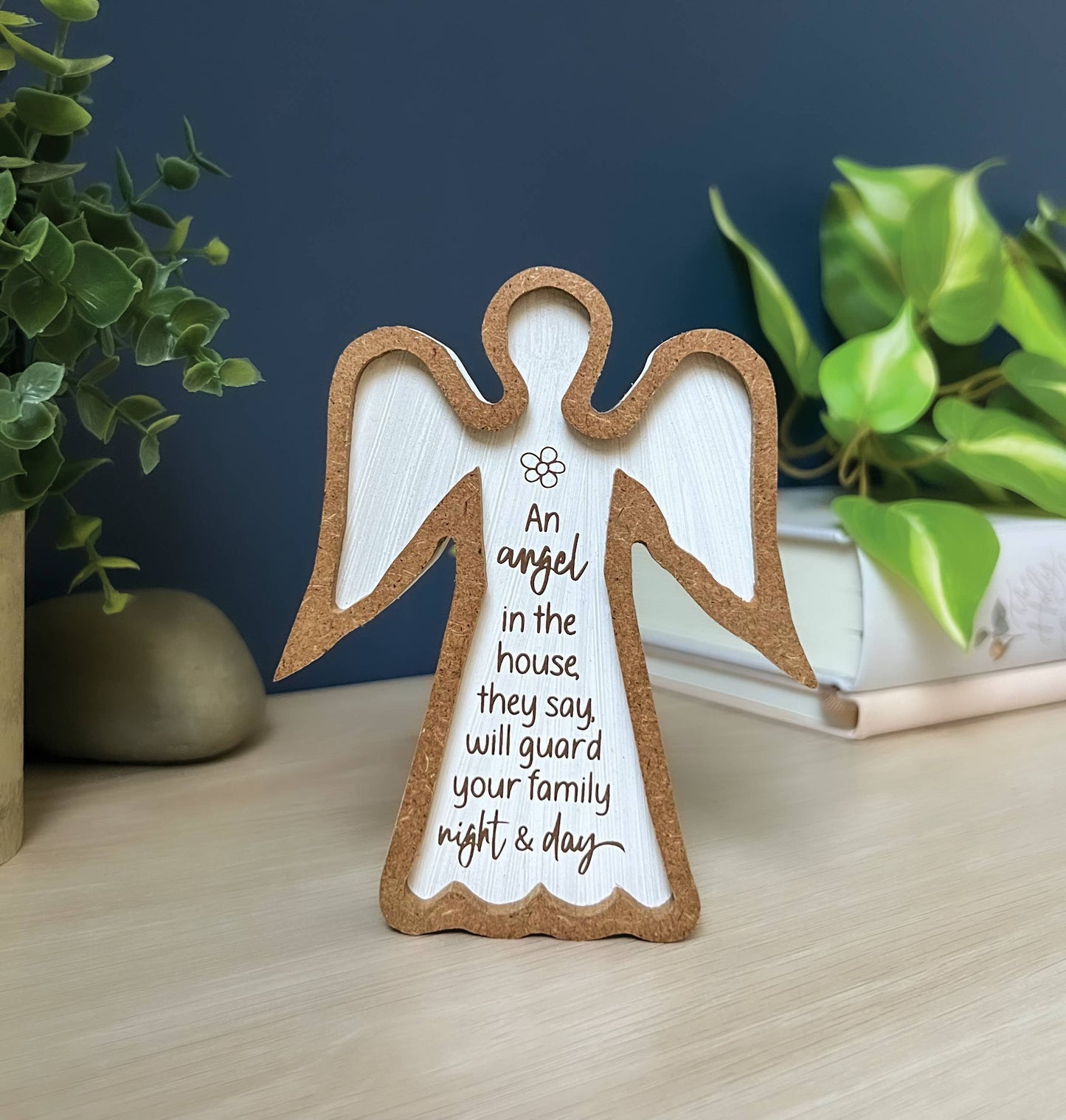 Abbey + CA Gift - Framed Standing Angel Plaques