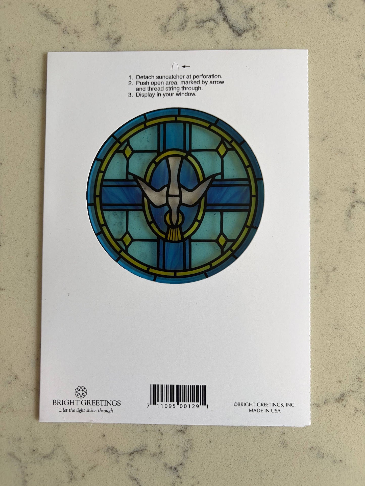 Bright Greetings - Gift of the Spirit Confirmation Card