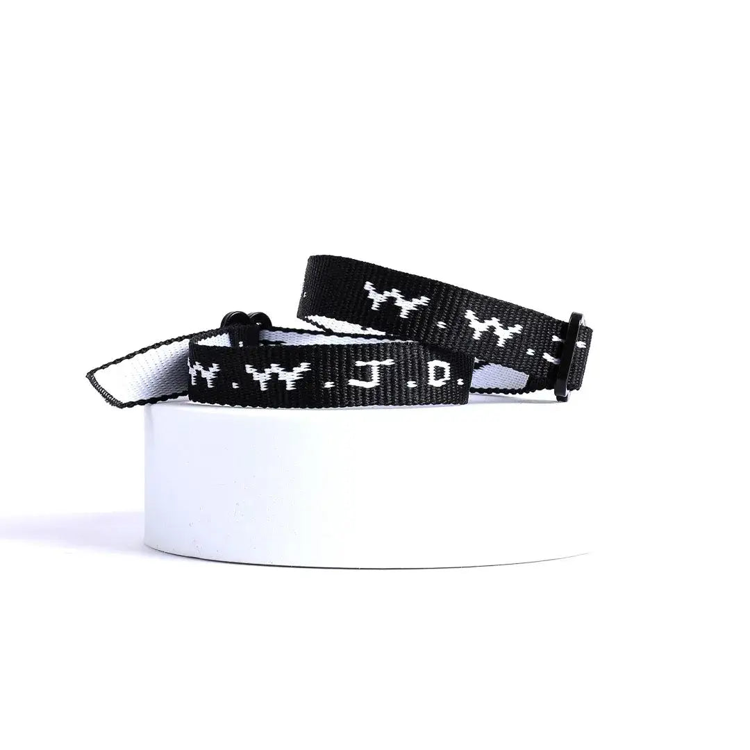Bracelet Woven WWJD Black
