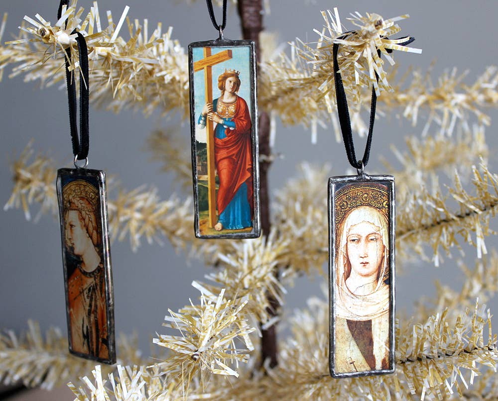 Homestyle Charlie - Archangel Saint Michael Religious Christmas Ornament Charm