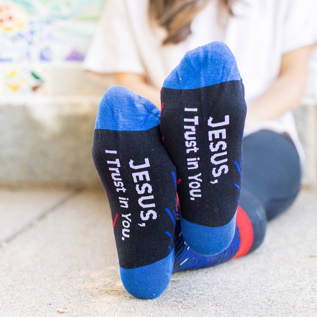 Sock Religious - Divine Mercy Adult Socks