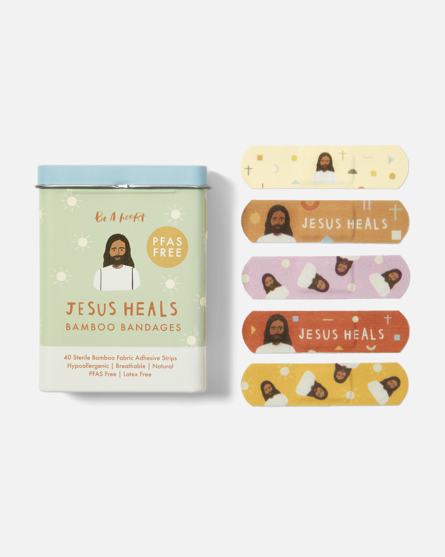 Be A Heart - Jesus Heals Bandages® – Bamboo & PFAS Free