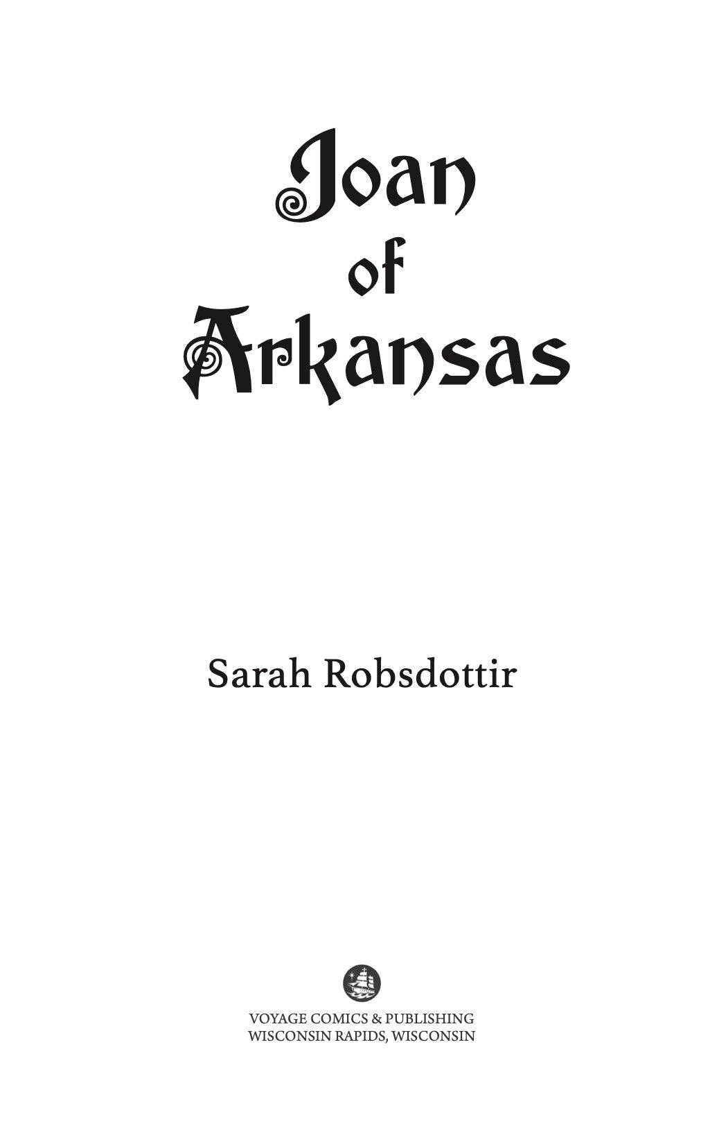 Voyage Comics & Publishing - Joan of Arkansas