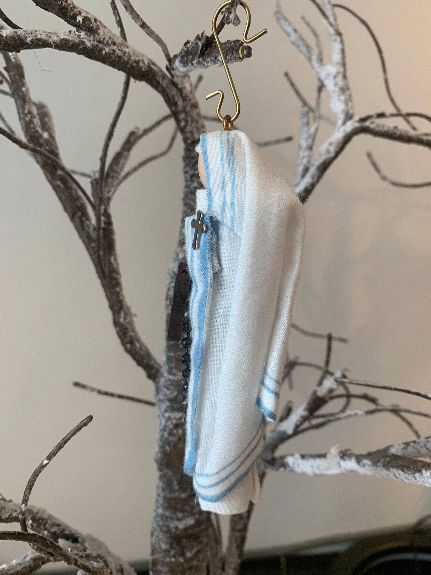 Our Saint Family - St. Teresa of Calcutta (Mother Teresa) Wooden Doll Ornament