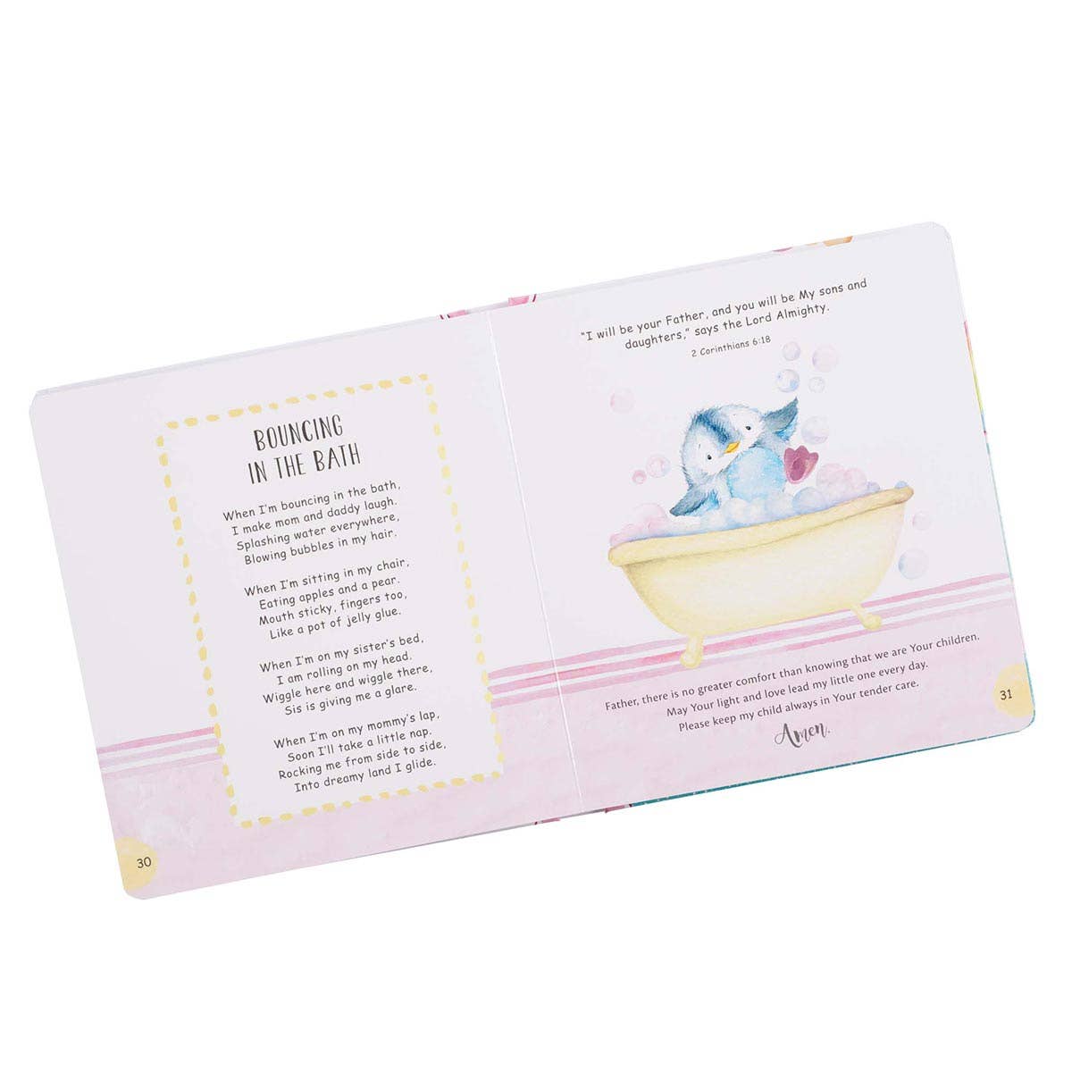 Christian Art Gifts - Kid Book My LullaBible for Girls Padded Hardcover Board Book