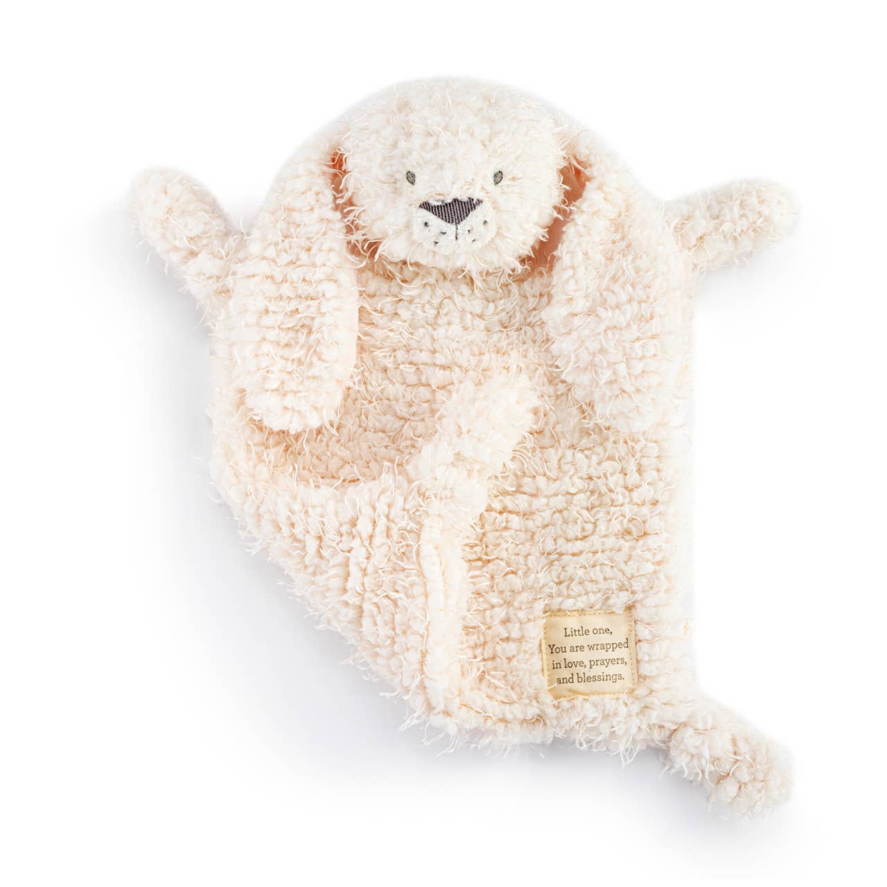 DEMDACO - Wrapped in Prayer Blankie - Bunny