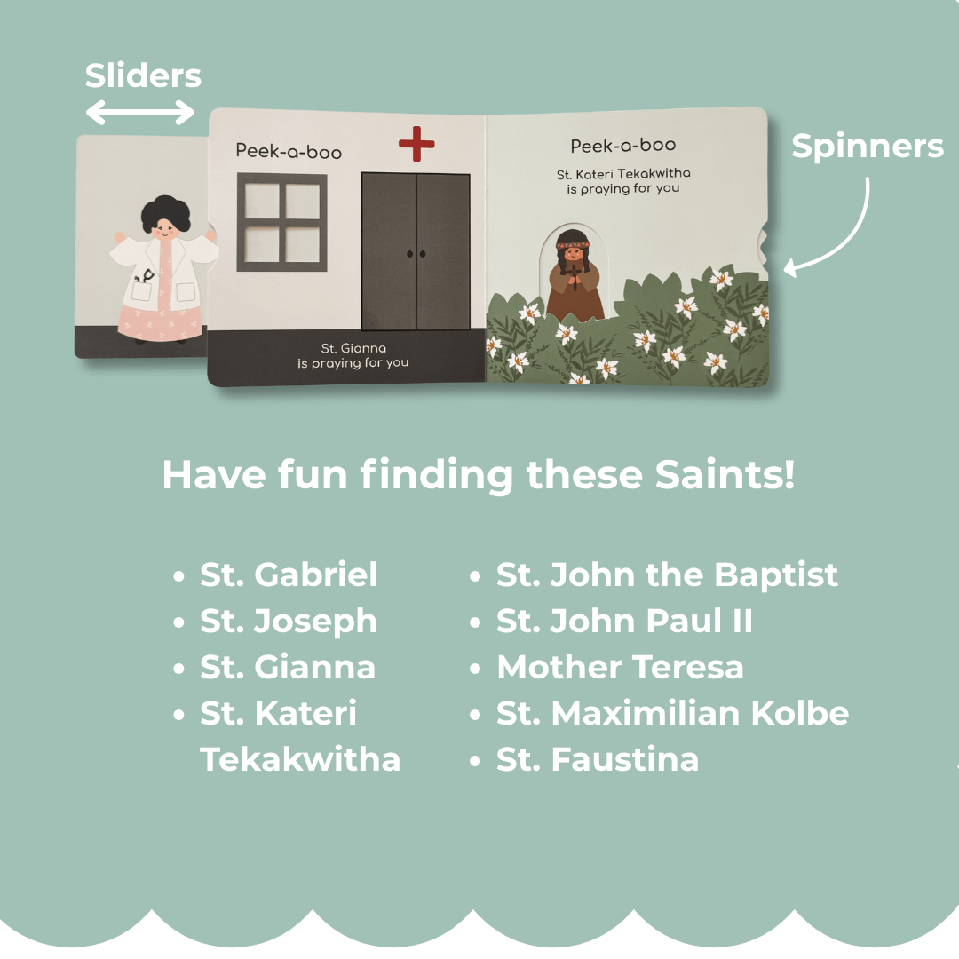 The Little Rose Shop - Peek-a-boo Saints 2 - Catholic Board Book