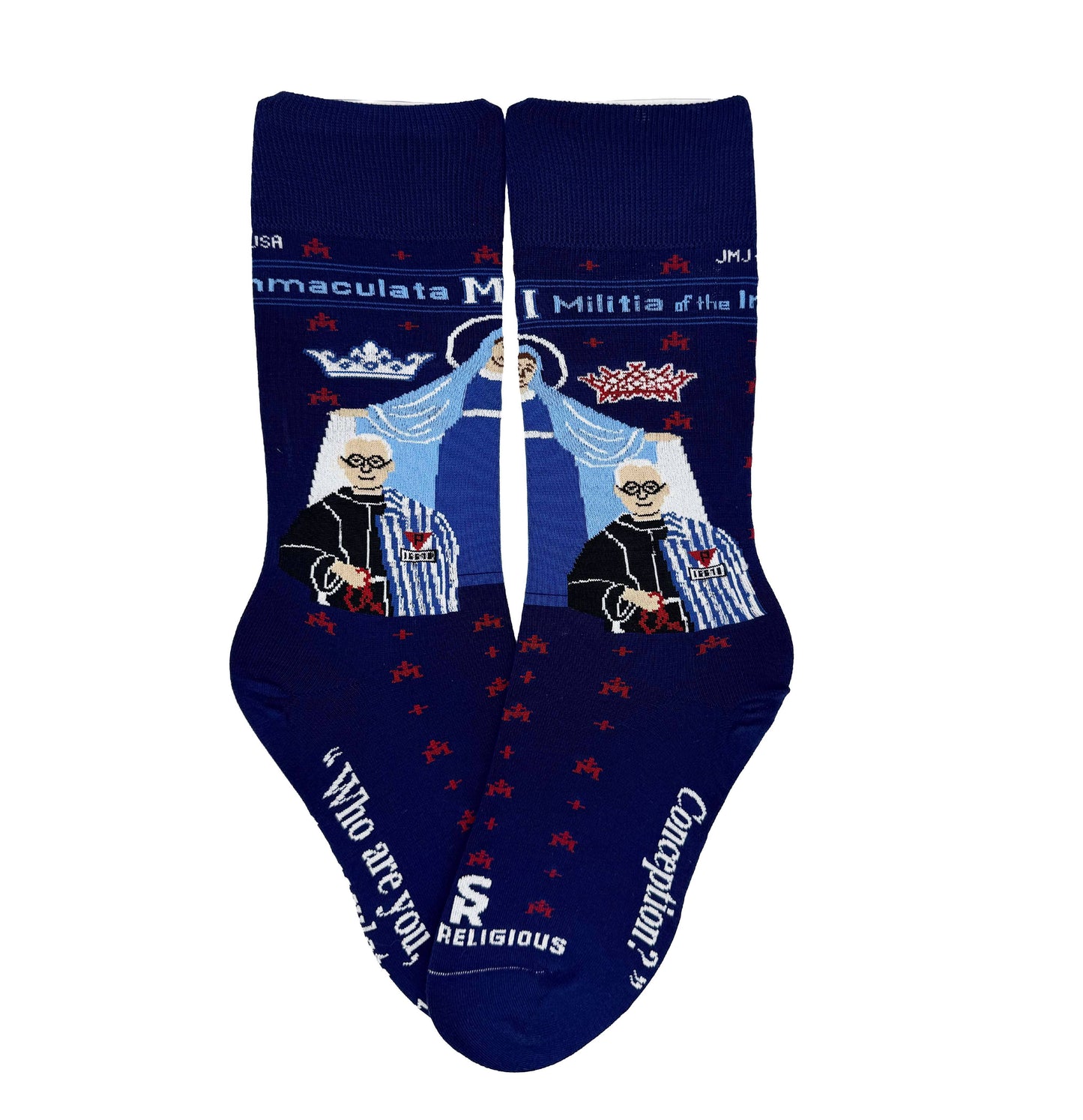 Sock Religious - St. Maximilian Kolbe Adult Socks