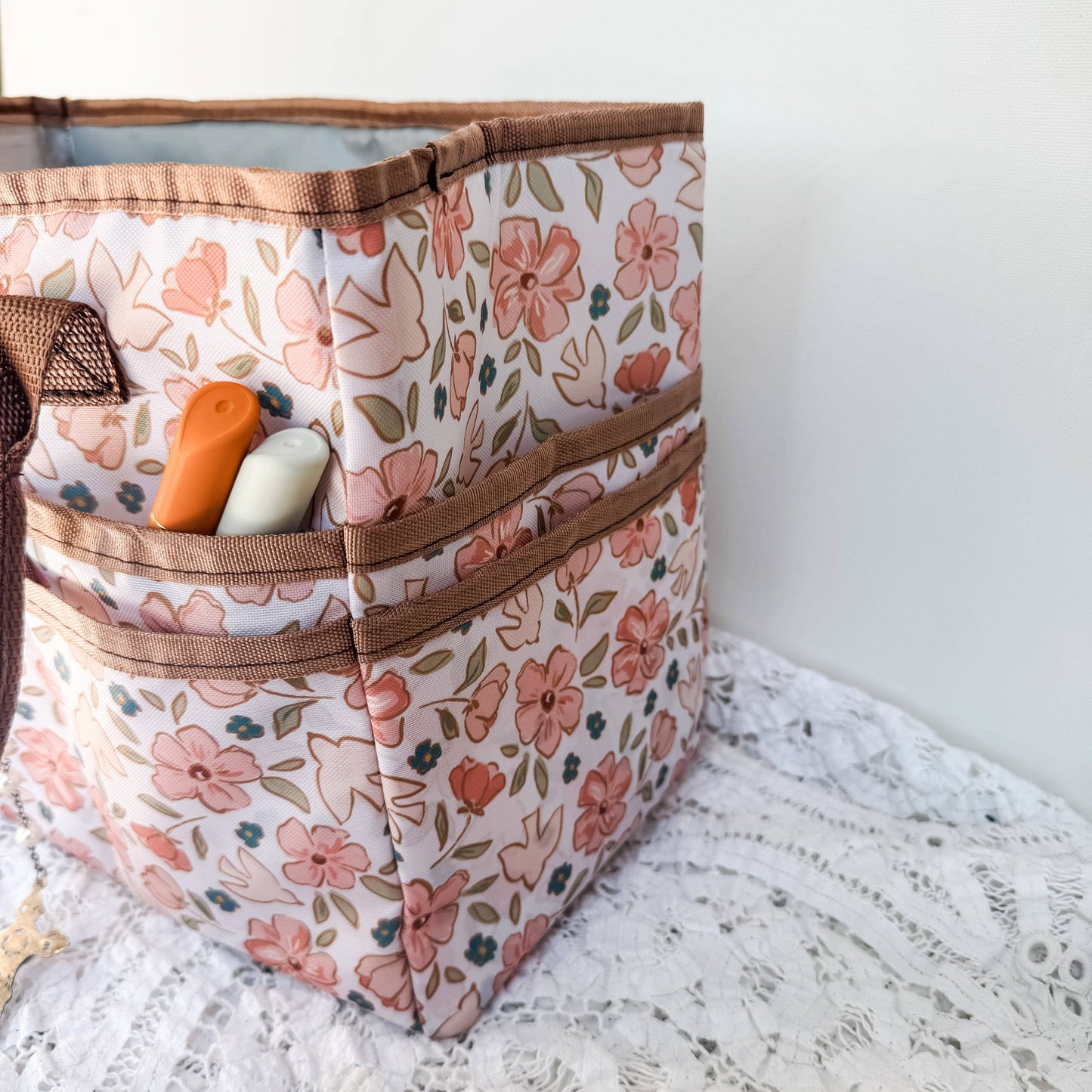 The Little Rose Shop - Catholic Prayer Corner Caddy
