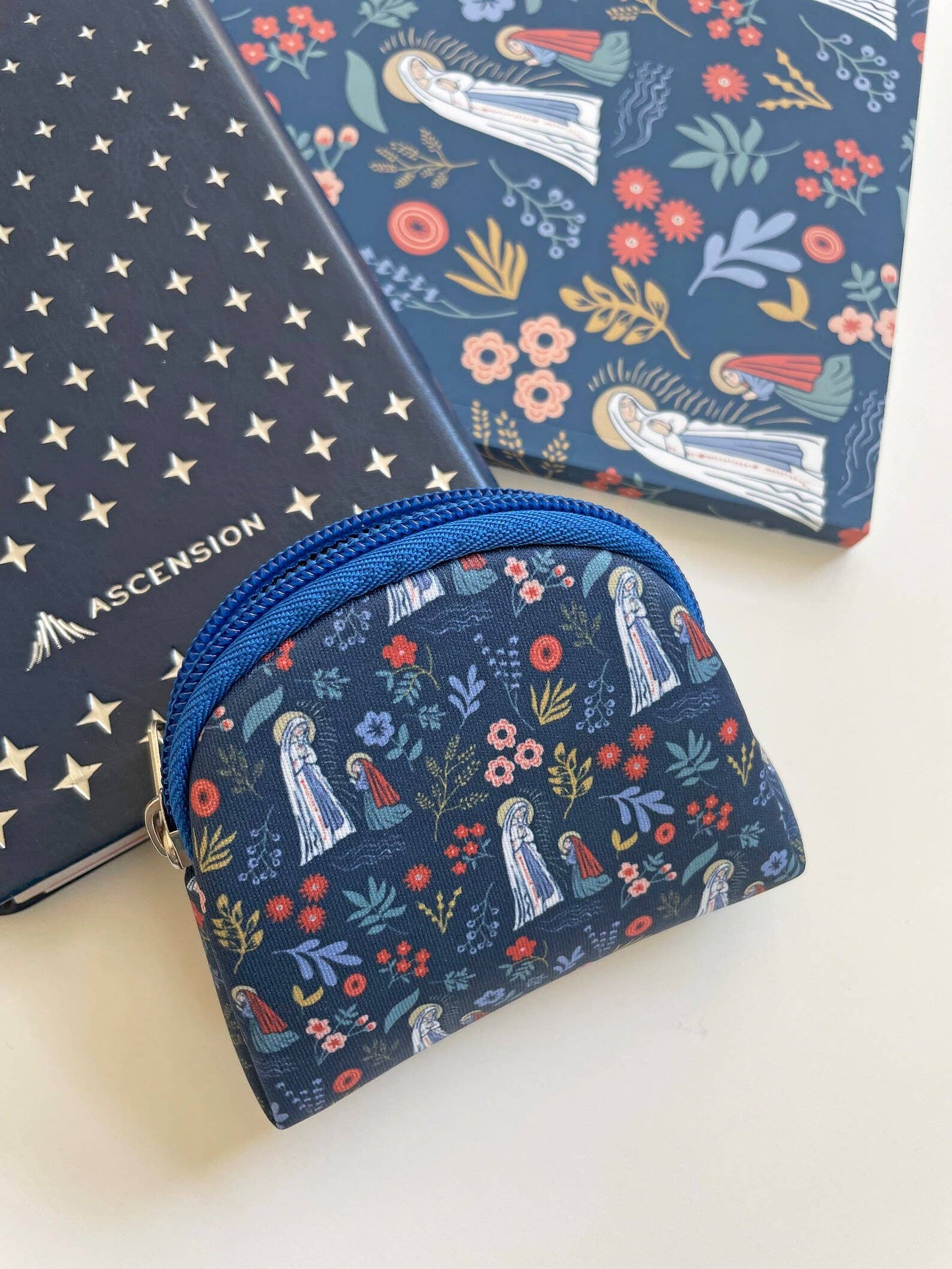 The Stump of Jesse - Rosary Our Lady of Lourdes Pouch 
Catholic Gift