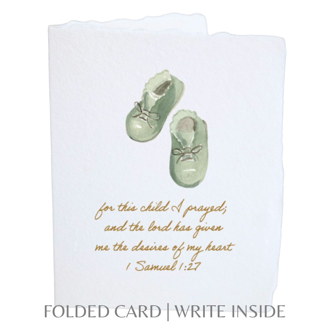 Paper Baristas - Desire of My Heart |  Baby Shower Christian Greeting Card