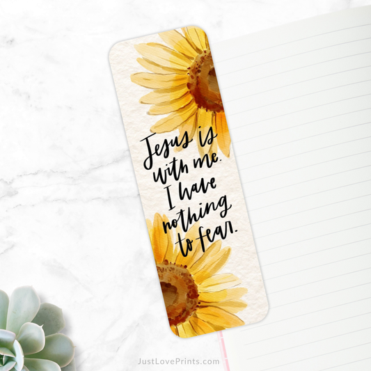 Just Love Prints - Jesus is With Me Bookmark