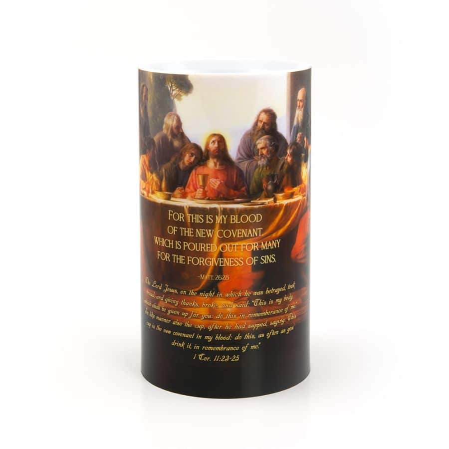 Last Supper LED Candle