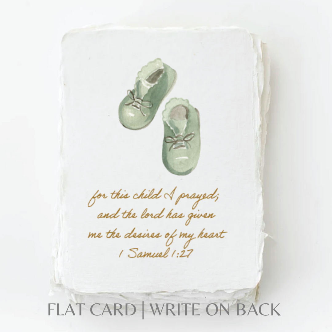 Paper Baristas - Desire of My Heart |  Baby Shower Christian Greeting Card