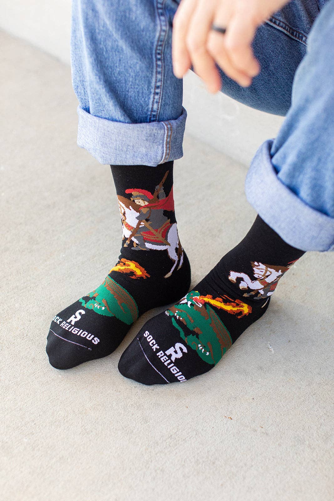 Sock Religious - St. George Adult Socks
