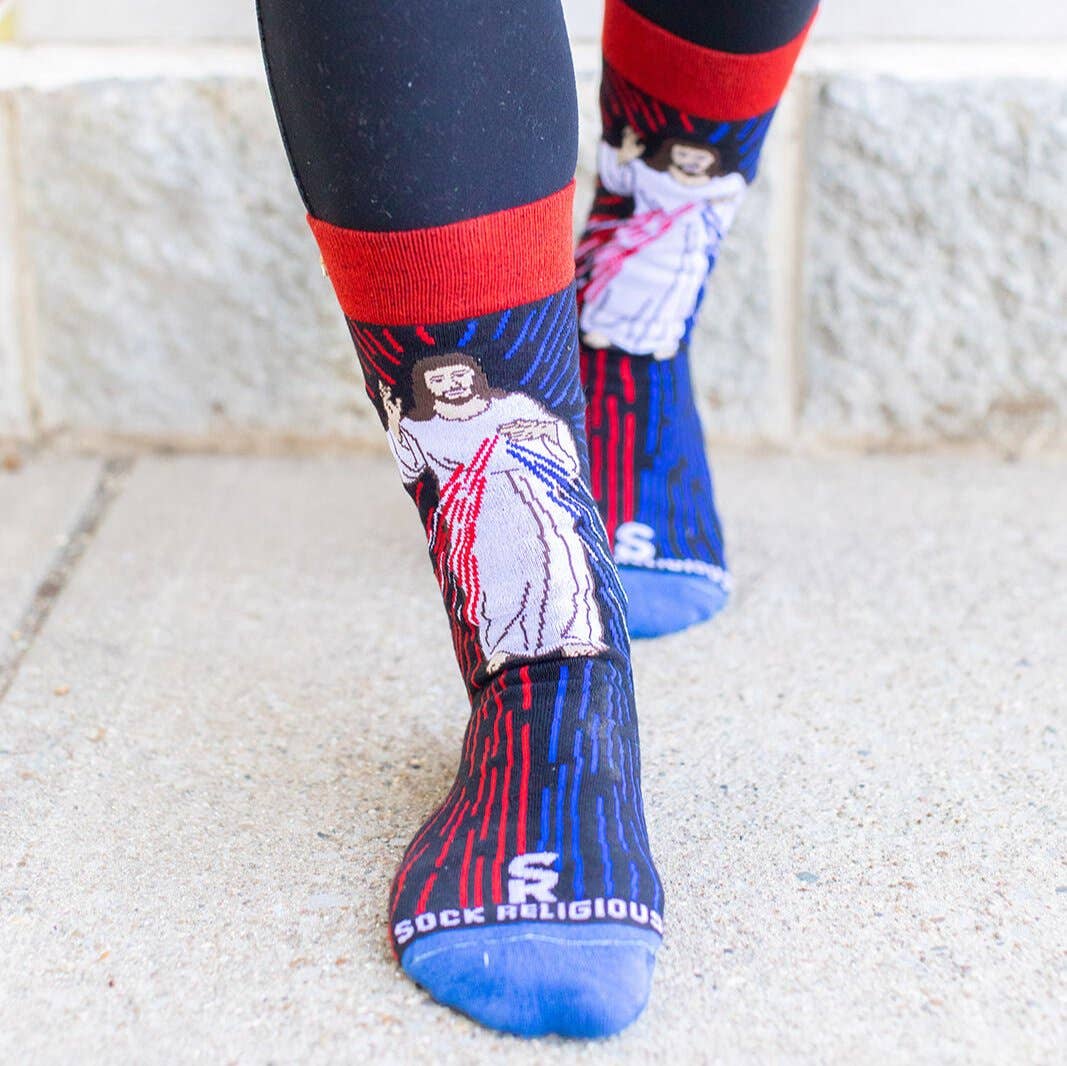 Sock Religious - Divine Mercy Adult Socks