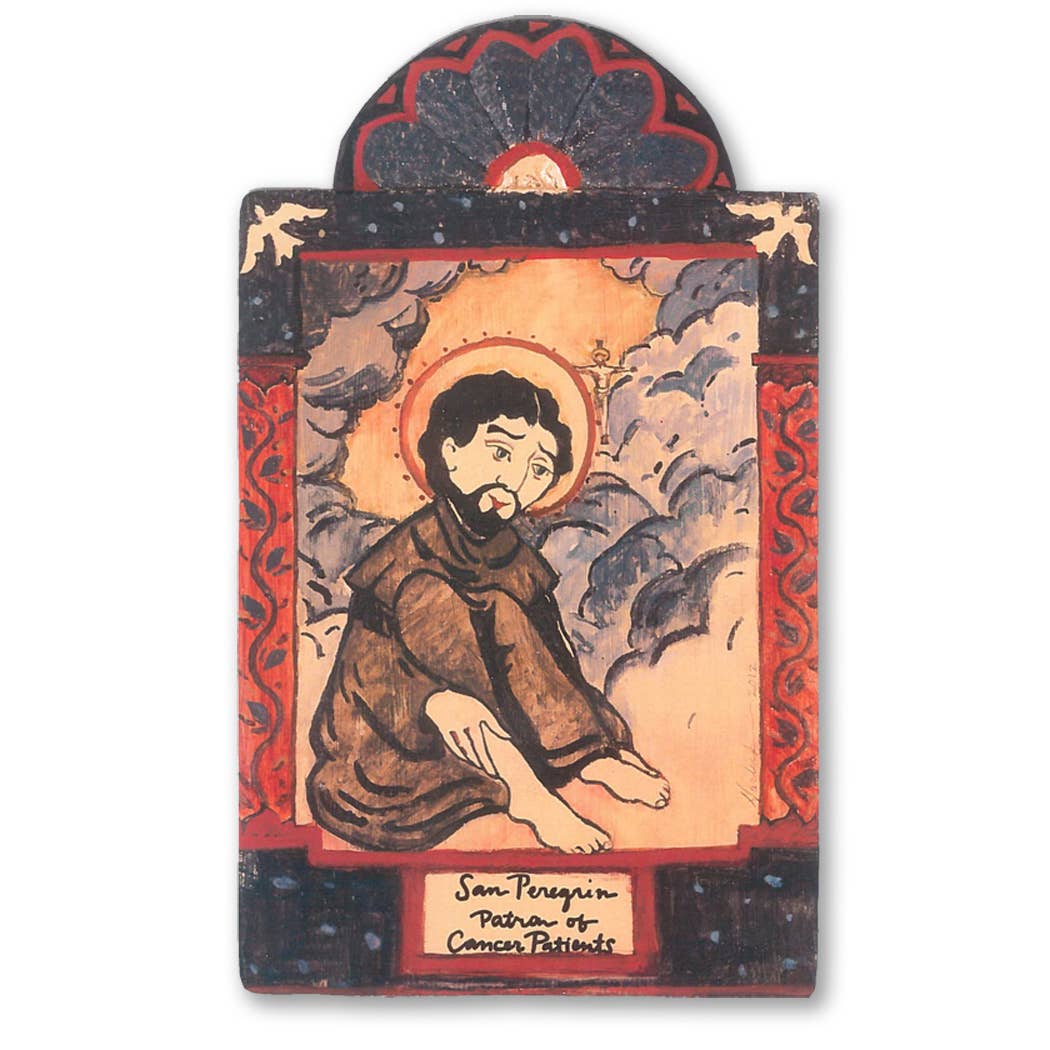 Retablos - San Peregrin - invoked against Cancer