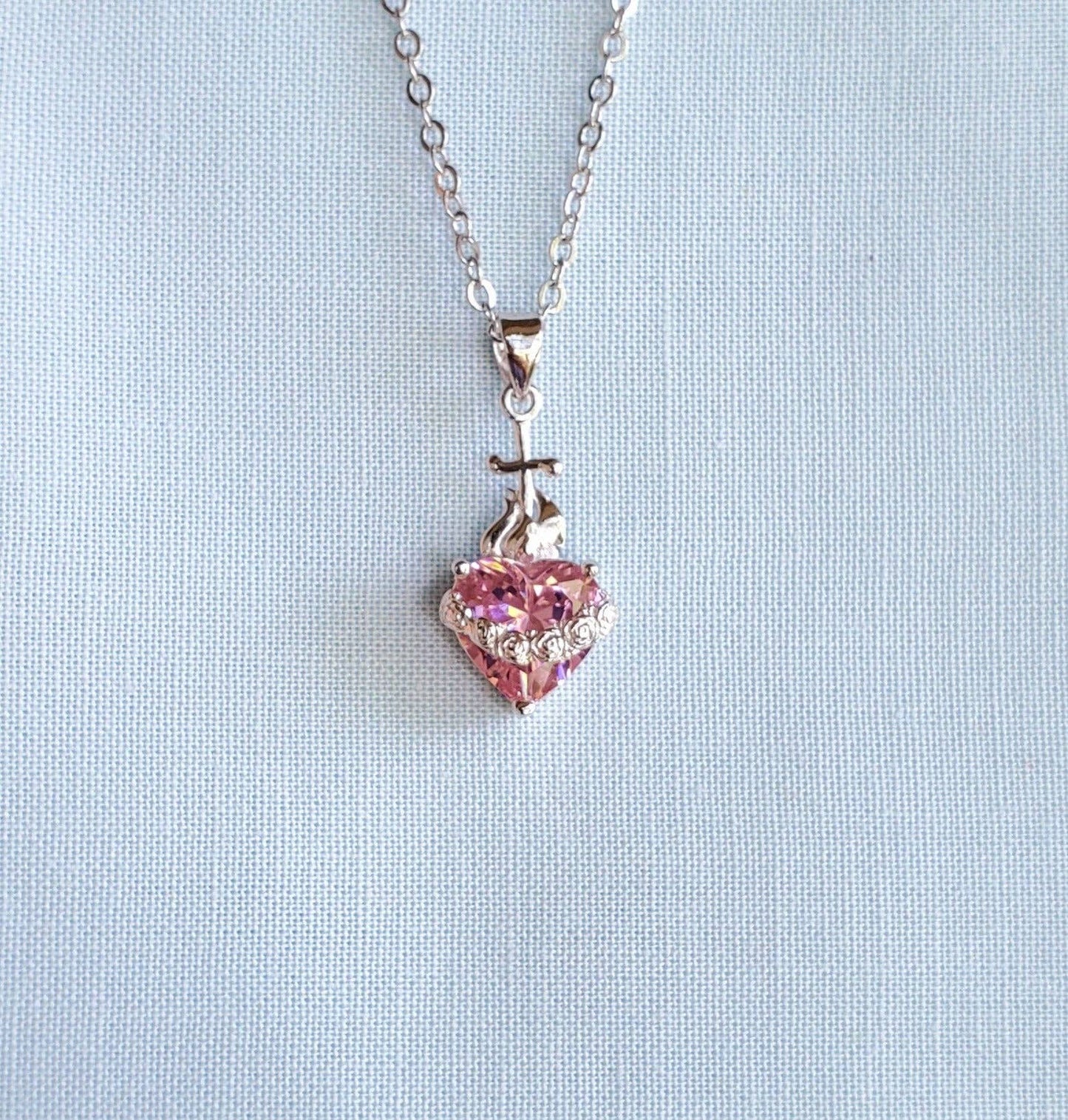 Saints of Heart - Immaculate Heart of Mary necklace