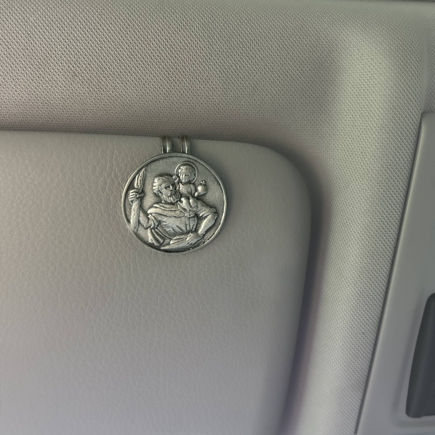 Abbey & CA Gift - St. Christopher Visor Clip