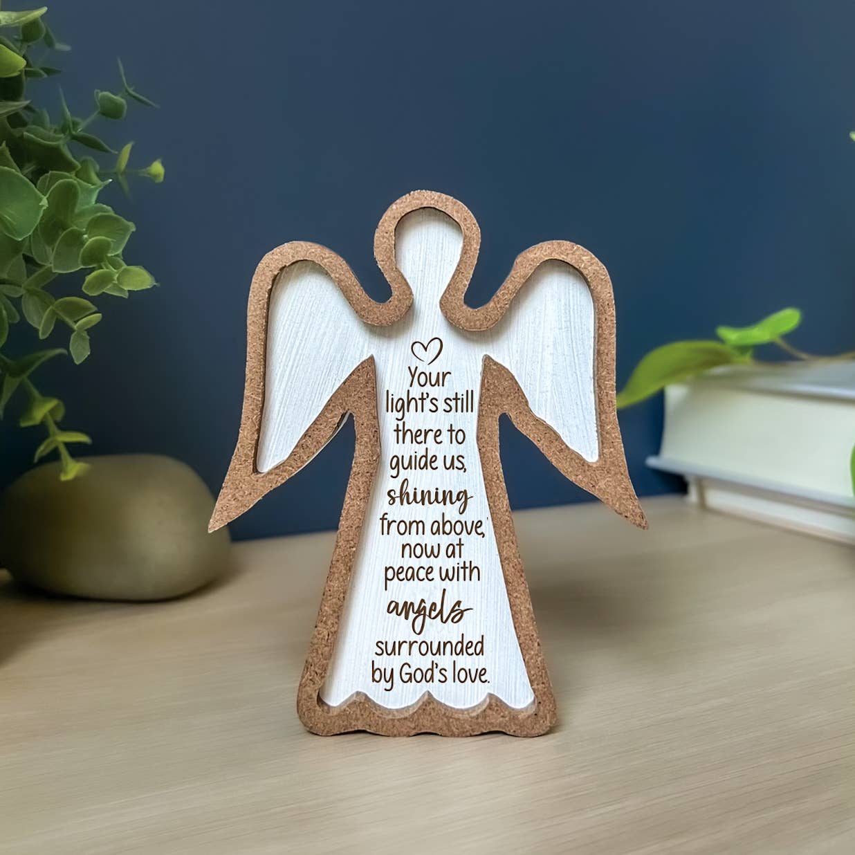 Abbey + CA Gift - Framed Standing Angel Plaques