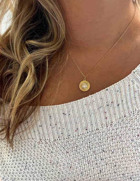 Adoration Pendant Necklace Gold Filled