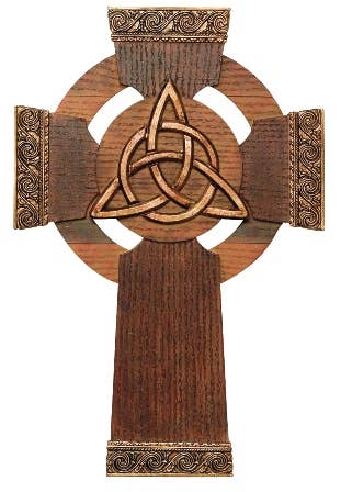 Abbey + CA Gift - Trinity Knot Wall Cross