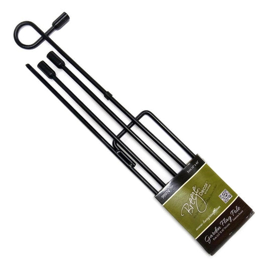 Garden Pole- 40" H 4 pcs Breakdown Garden Flag Pole Hardware