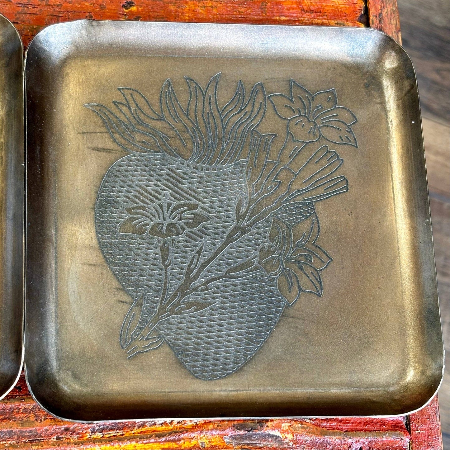 Love and Honor Jesus LLC - Hearts of the Holy Family 6x6 Tray