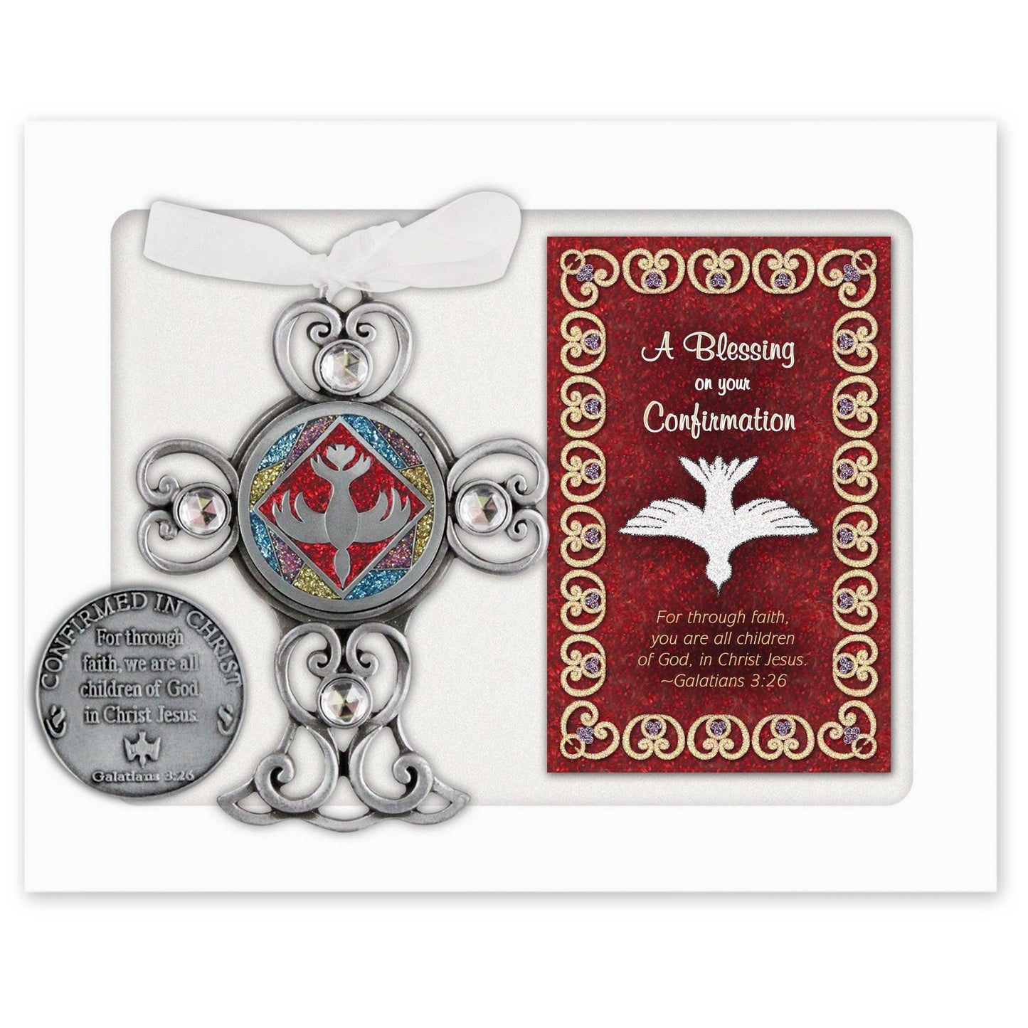 Abbey + CA Gift - Confirmation Cross on Ribbon