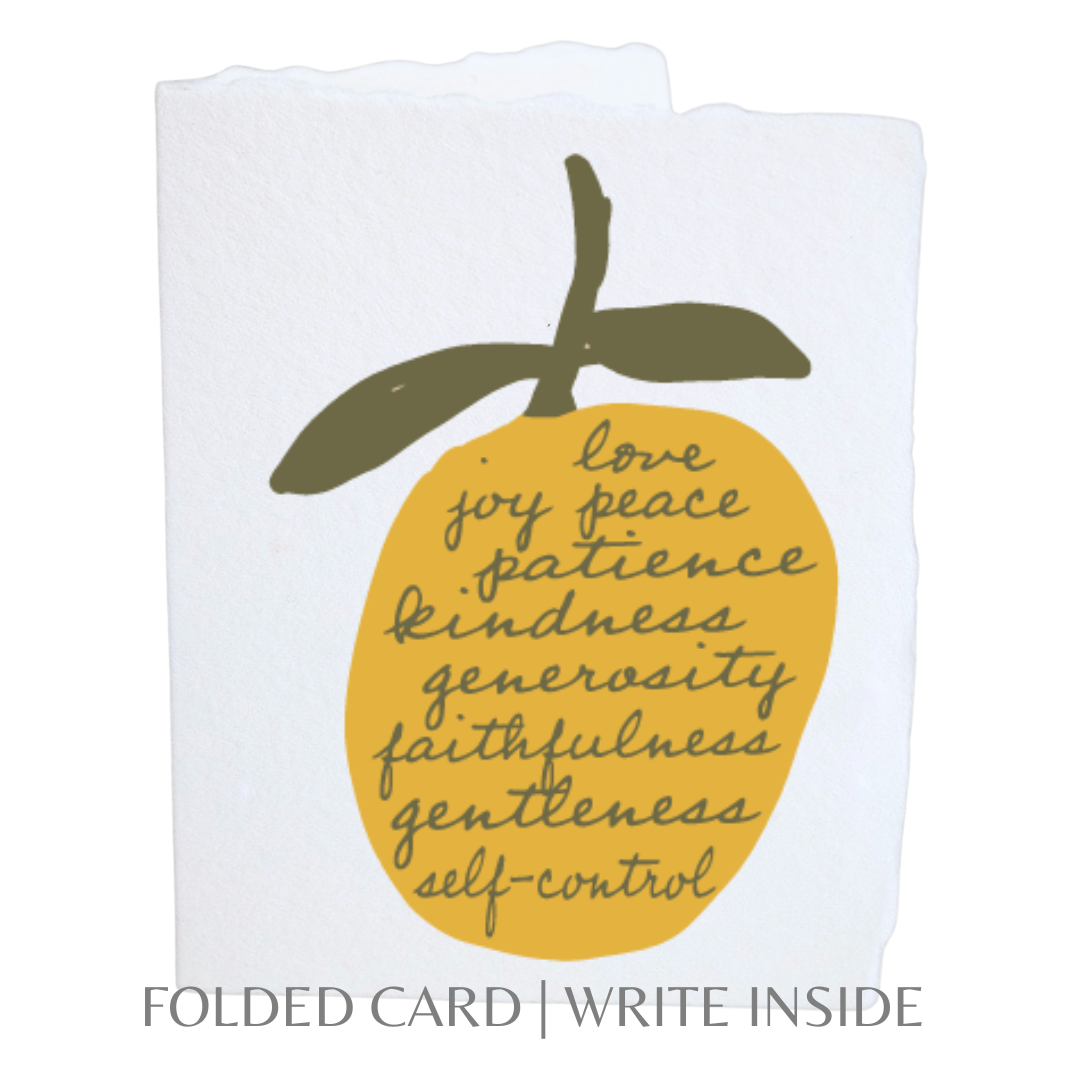 Paper Baristas - Fruits of the Spirit | Christian Religious Greeting Card