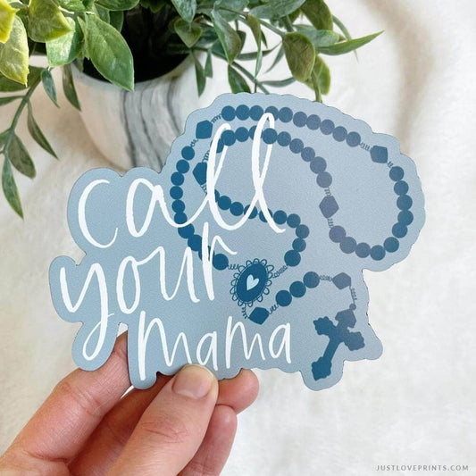 Just Love Prints - "Call Your Mama" Car Magnet