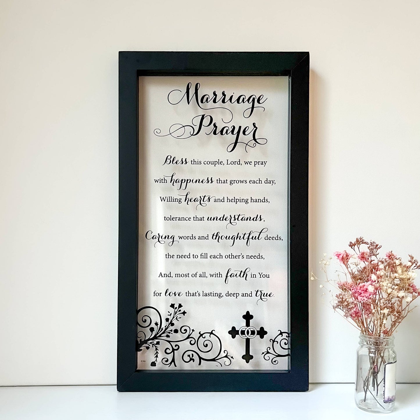 Abbey + CA Gift - Marriage Prayer Wall Plaque
